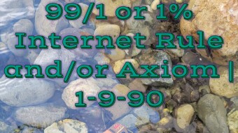 99/1 or 1% Internet Rule and/or Axiom | 1-9-90