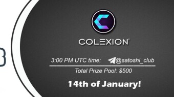 Join the AMA of Satoshi Club x Colexion. Rewards: 500 USDT, January 14th.