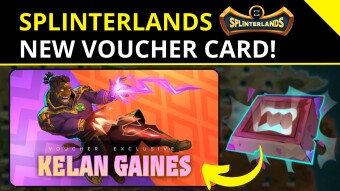 Splinterlands 🐉| New & Final Rebellion Voucher Card - Kelan Gaines!