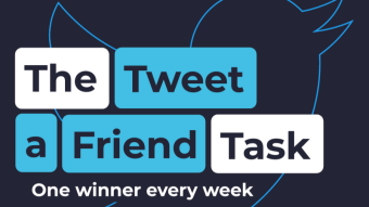 The Tweet a Friend Task on DAOVERSE platform