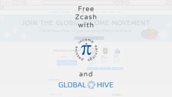 Earn Free Zcash every day with Passive Income Earnings and Global Hive