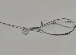 Yeni Nesil Uçak / New Generation Plane Drawing (TR /EN)
