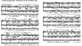 Prelude on "Erschienen ist der herrliche Tag" [Philip Daniel; 2017]