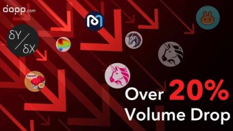 〽️Top 8 Dex 30d Volume Dropped 20%+, So Did Their Tokens❓