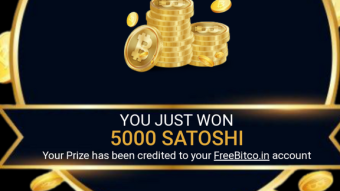 Woot, just earned 5k sats from Freebitco.in !