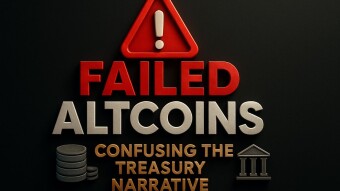 Failed altcoins’ are confusing the treasury narrative