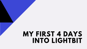 My first 4 days into Lightbit