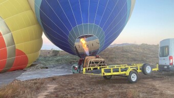 Riding a Hot Air Balloon in California