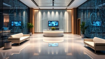 8 Striking Reception Lobby Décor Ideas
