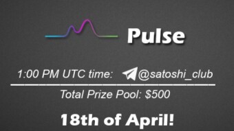 Join the AMA of Satoshi Club x Pulse. Rewards: 500 USDT, April 18th.