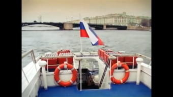 Boat trip on the Neva