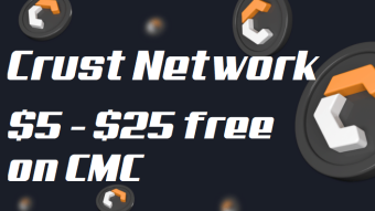 Earn $5 - $25 worth of CRU (Crust Network) on Coinmarketcap!