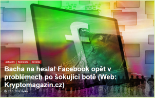 Facebook a jeho nová bota
