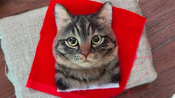 Handmade Cat Portraits by Wakuneco