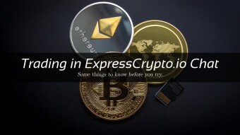 Trading Crypto In The ExpressCrypto.io Chat.