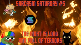 Sarcasm Saturday #5 - The night is dark and full of terrors