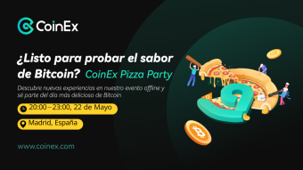 ¿Listo para probar el sabor de Bitcoin? ¡La CoinEx Pizza Party llega a Madrid, España!
