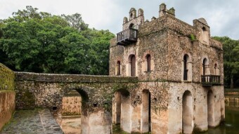 The Palace Of Fasiledes' Bath, Ethiopia