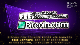 Bitcoin.com Founder Roger Ver Donates 1000 Laptops, Copies of Economics in One Lesson, to Students in Antigua