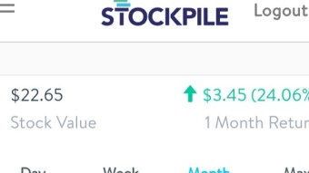 Stockpile stock app burning out, fadeaway, or just a change