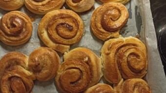 Foodbook #965 homemade cinnamon rolls
