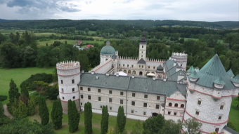 Castles in Poland - The White Lady of the castle cloisters - Krasiczyn Castle