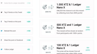 Giveaway XTZ lLedger official