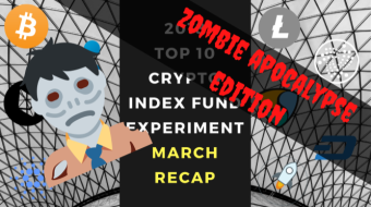 EXPERIMENT - Tracking Top 10 Cryptos of 2018 - Month Twenty-Seven - Down -87%
