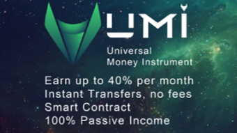 Earn up to 40% per month on UMI cryptocurrency