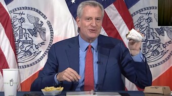 Bill DeBlasio, I Don't Think Bribing with Fast Food Sends the Right Message...