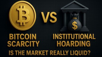 Bitcoin Scarcity vs Institutional Hoarding: Is the Market Really Liquid?