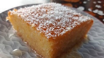 Foodbook #779 Sweet Semolina Cake - Ravani