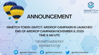 Gimetch #Airdrop 5 GMTCT = 200 TRX