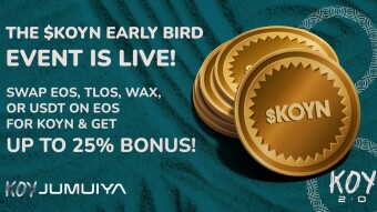 KOY Advance: $KOYN Early bird Event is Live!!