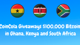 CoinCola Giveaways $100,000 Bitcoin in Ghana, Kenya and South Africa