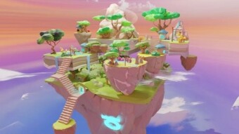 Overline Network NFT Land - A mysterious world is floating above you