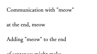 Meow Communication, meow