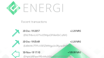 Staking at home. NRG staking progress