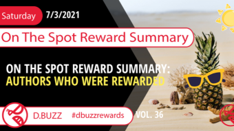 On The Spot Reward Summary, Week 36