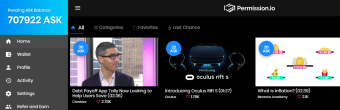 Permission.io: Watch video's and earn ASK