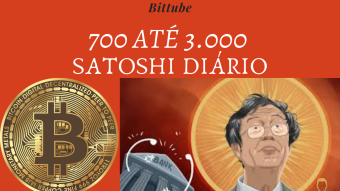 Como Ganhar 700 Até 3.000 Satoshis Por Dia - Bittube