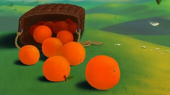 Digital art_2020. Toscana's oranges