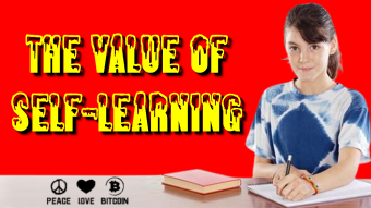 The Value Of Self-Learning.