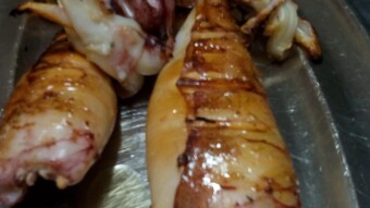 Foodbook #705 Stuffed calamari with sauce