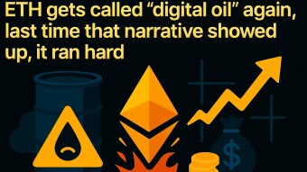 ETH gets called “digital oil” again, last time that narrative showed up, it ran hard