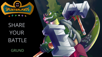Splinterlands Weekly Challenge Battle! GRUND