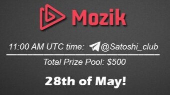 Mozik x Satoshi Club AMA Recap from 28th of May