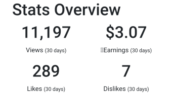 My tips earned in the last 30 days