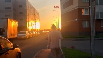 Only the sun is against, opposite me