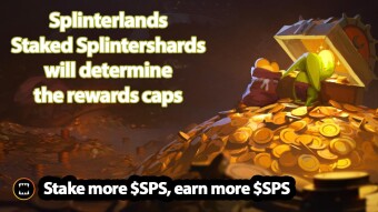 Splinterlands - Staked Splintershards will determine the rewards caps